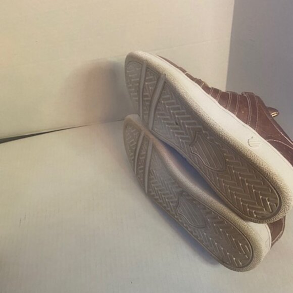 K-Swiss Women's Classic VN sneakers in a rose gold/pink metallic, size 8.5 - Picture 6 of 7